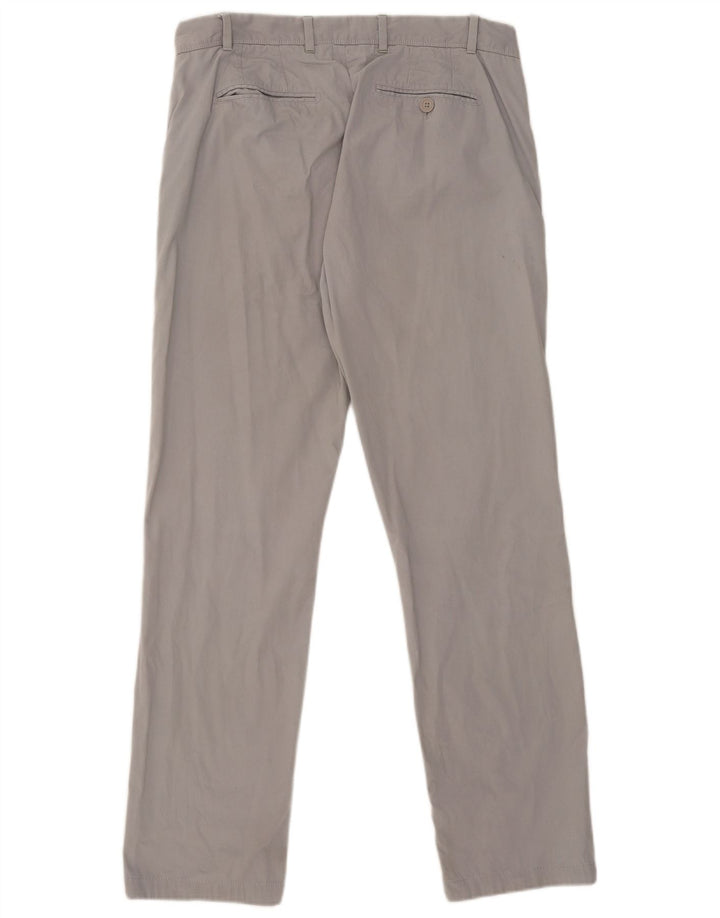 Ted Baker Pantalon Chino Droit Homme W36 L31 Gris Coton