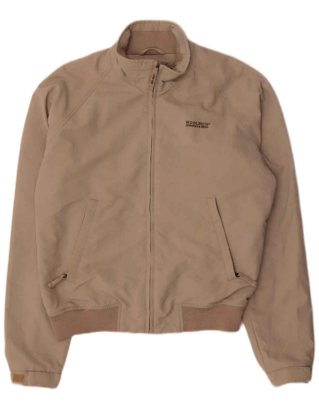 Woolrich Veste Bomber Homme UK 38 Nylon Beige Moyen
