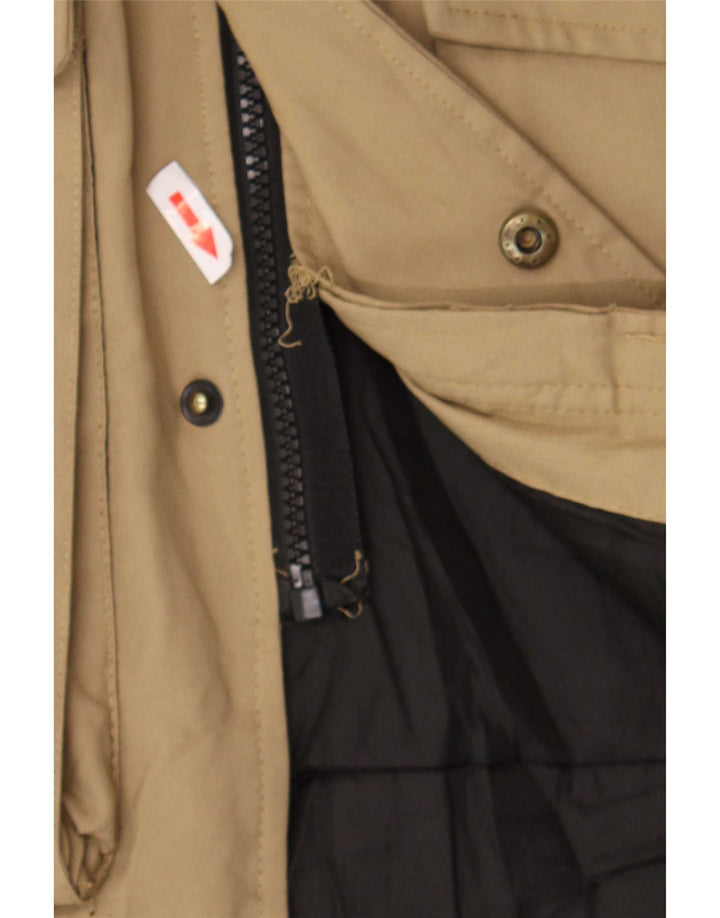 Jack & Jones Parka à capuche pour homme UK 38 Beige moyen Polyester