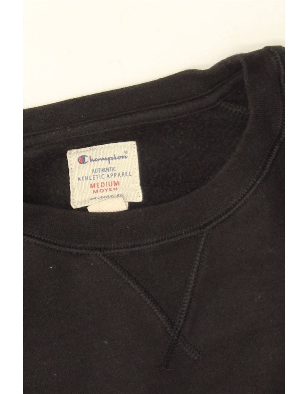 Champion Sweat-Shirt Graphique Homme Noir Moyen Coton