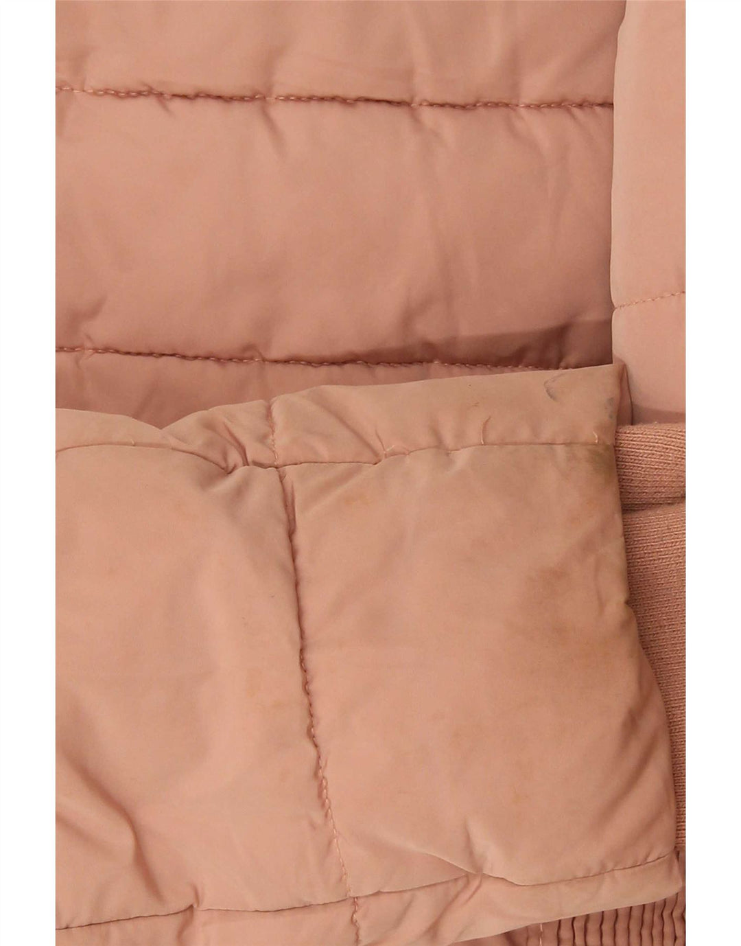 Zara Veste matelassée pour femme UK 12 Polyester rose moyen