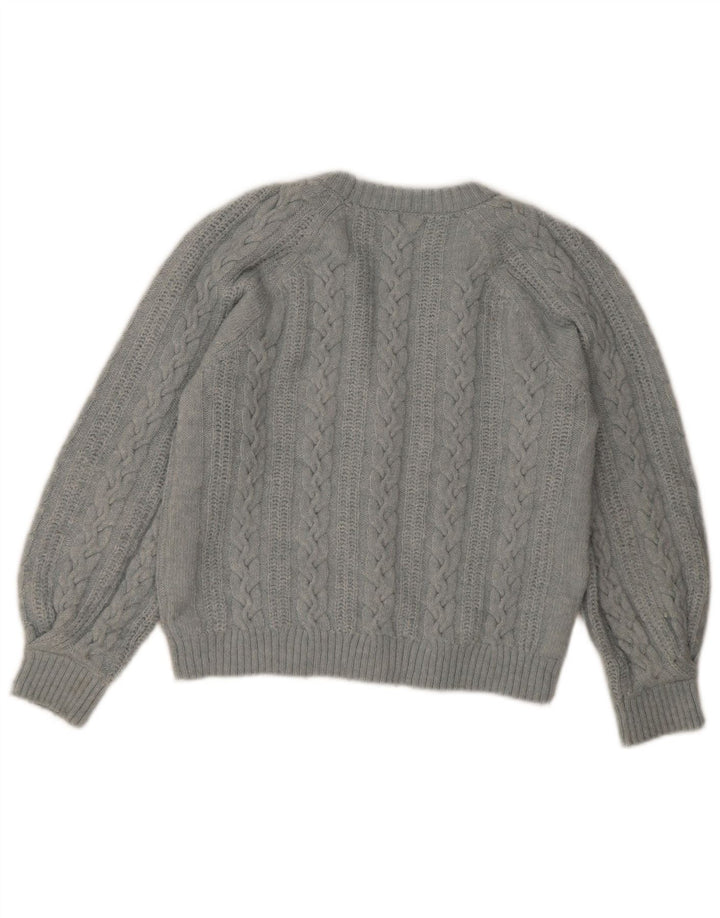 Zara Cardigan Fille 11-12 ans Bleu Polyester