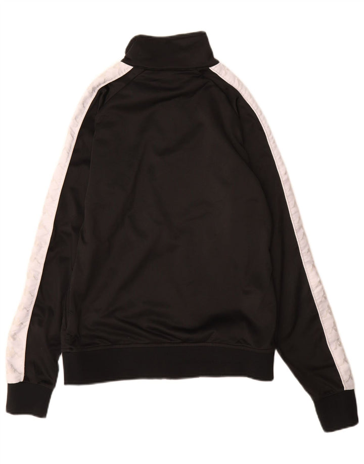 Kappa Veste de survêtement pour garçon 13-14 ans Noir moyen colour block