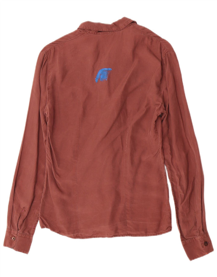 Trussardi Chemise IT 42 Marron Moyen Femme