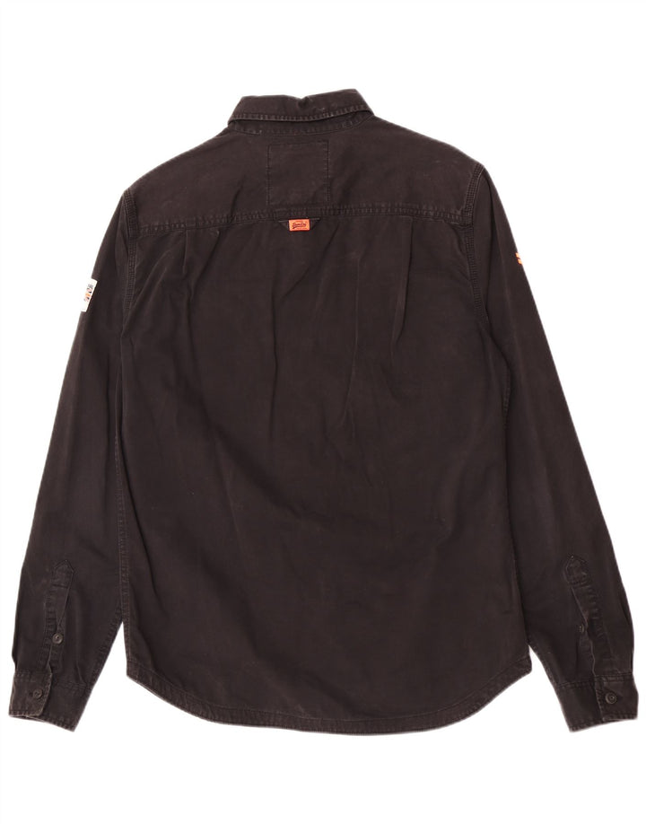 Superdry Chemise Homme Large Noir Coton