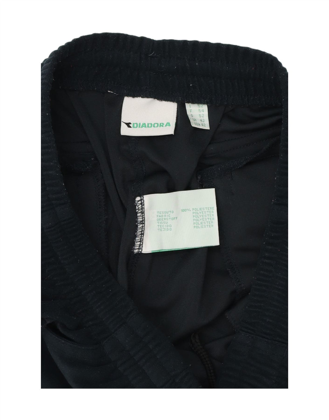 Diadora Pantalon de survêtement cargo pour homme UK 42 Large Bleu Polyester