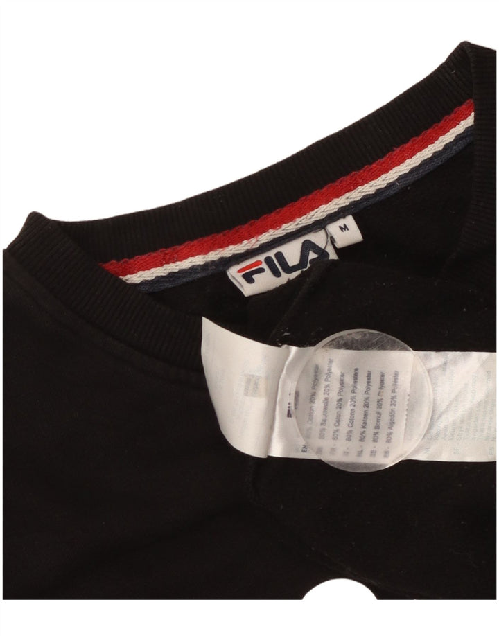 Fila Sweat-Shirt Graphique Homme Noir Moyen Coton