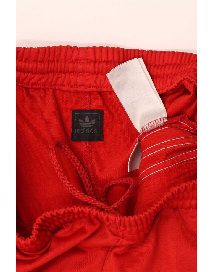Adidas Pantalon de survêtement pour homme Rouge moyen Polyester