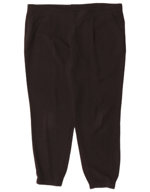 Marks & Spencer Pantalon court de jogging pour femme UK 14 Large W36 L25 Noir