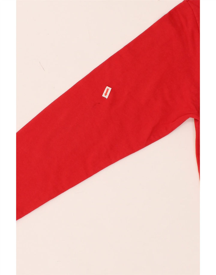 STARTER Boys BLACK LABEL Graphic Sweatshirt Jumper 12-13 Years Red Cotton Vintage Starter and Second-Hand Starter from Messina Hembry 