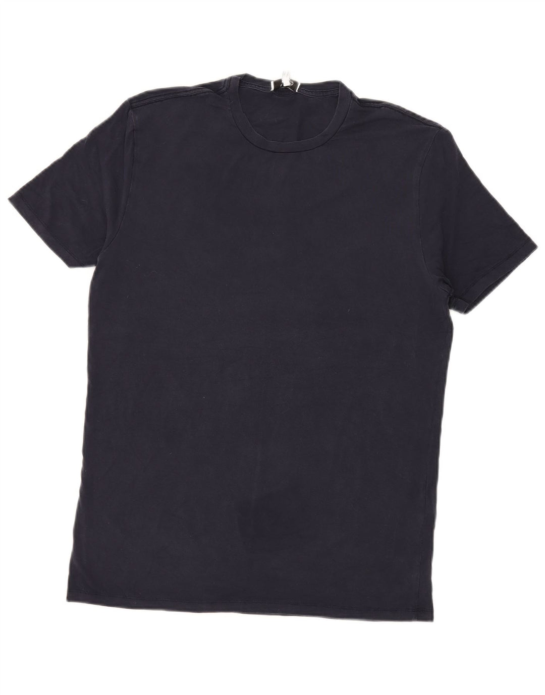 Reiss Homme T-Shirt Top Large Bleu Marine Lyocell