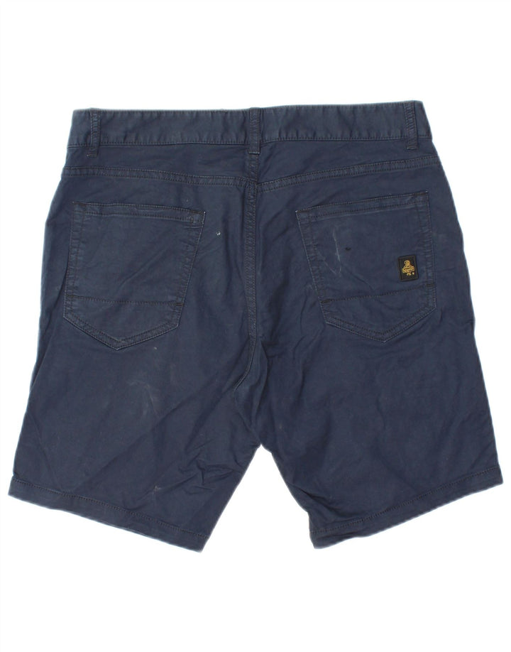 REFRIGIWEAR Short décontracté pour homme W32 en coton bleu marine moyen