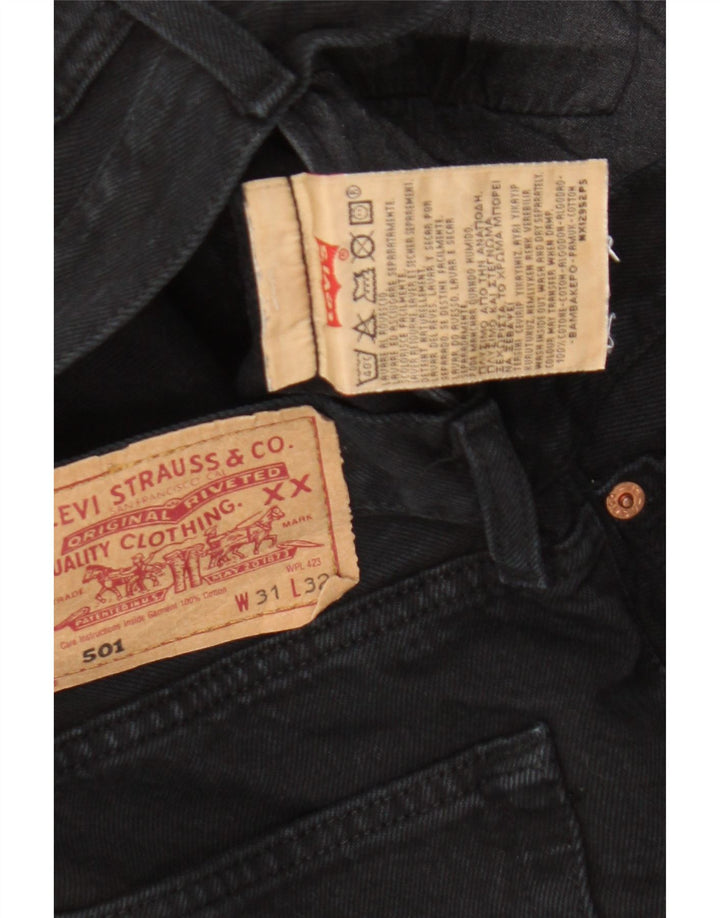 Levi's Jean Droit 501 Homme W31 L32 Noir Coton