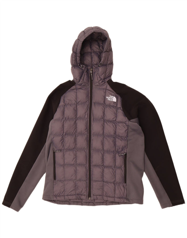 The North Face Veste rembourrée à capuche pour homme UK 38 Gris moyen Colourblock