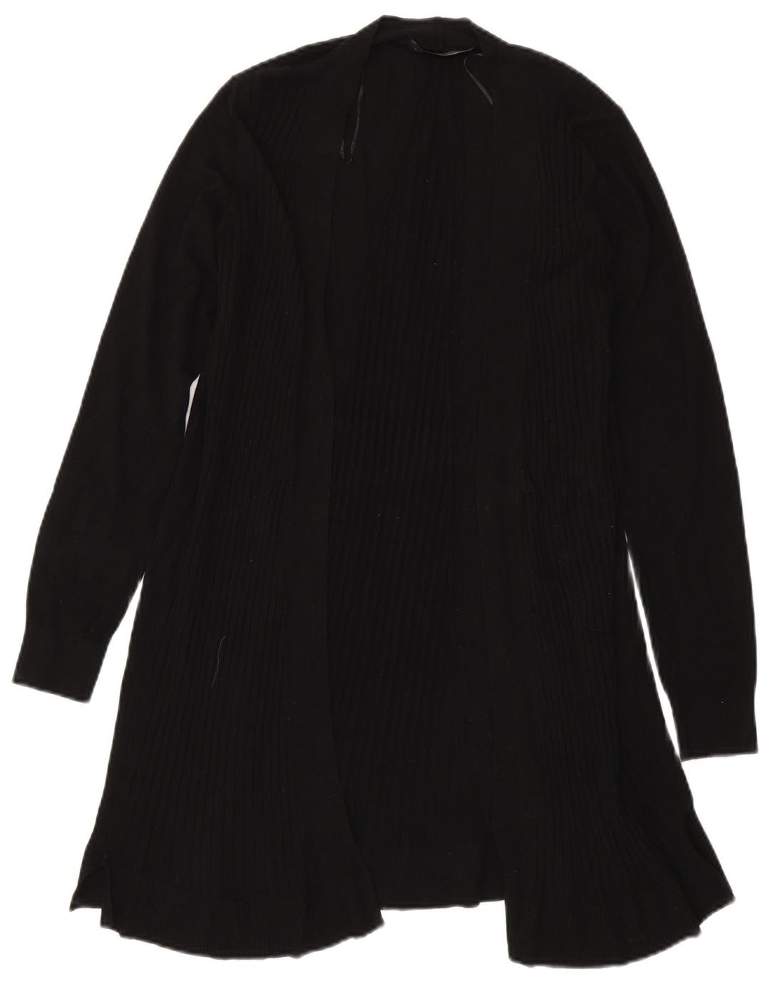 Marks & Spencer Pull cardigan ouvert long pour femme UK 14 Noir moyen
