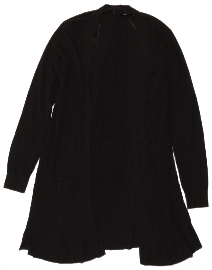 Marks & Spencer Pull cardigan ouvert long pour femme UK 14 Noir moyen