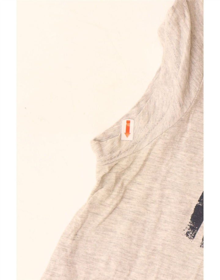 MUSTANG T-Shirt Graphique Femme UK 6 XS Gris Moucheté