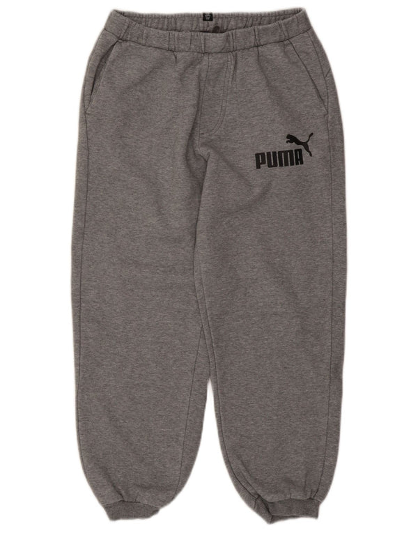 Puma Pantalon de Survêtement Graphique Garçon 15-16 ans Gris Moucheté