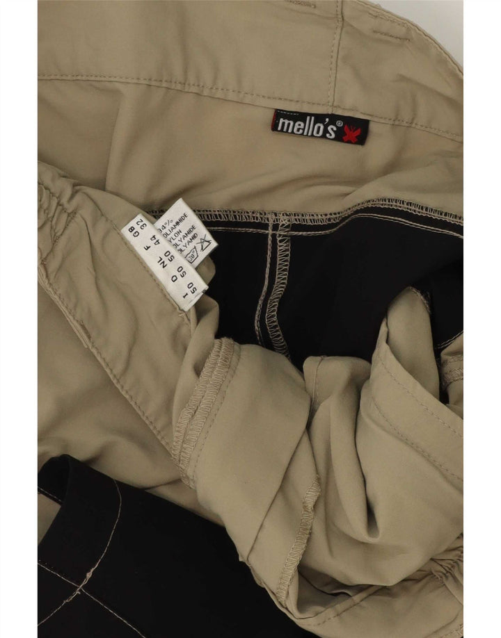 Mello's Short Cargo W32 Homme Beige Moyen Colorblock Polyamide