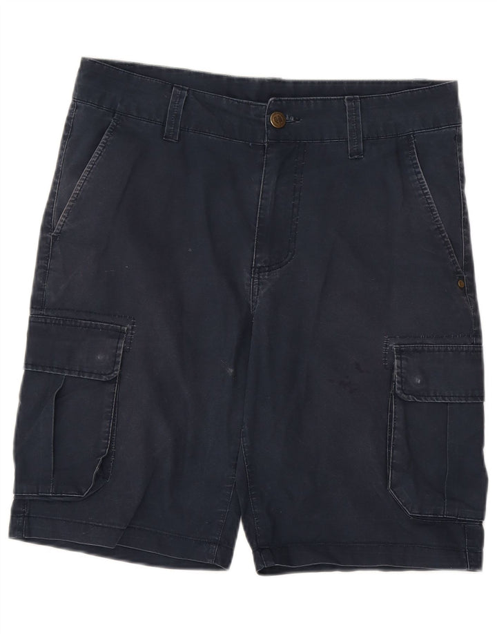 Sneaker Freak Short Cargo Homme Moyen W32 Bleu Marine Coton