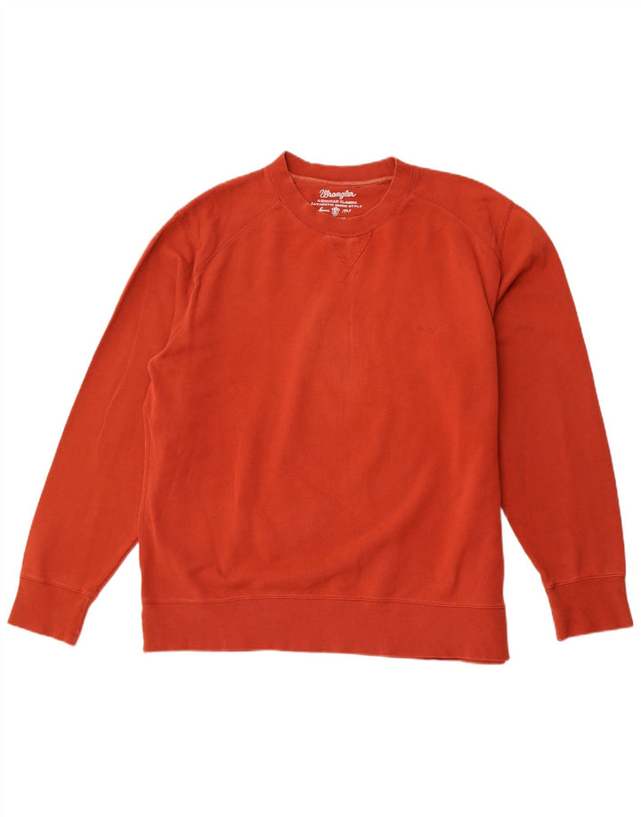 WRANGLER Sweat-Shirt Homme 3XL Orange Coton
