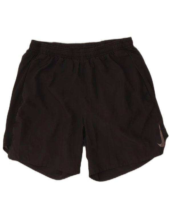 Nike Short de sport Dri Fit pour homme en polyester noir moyen
