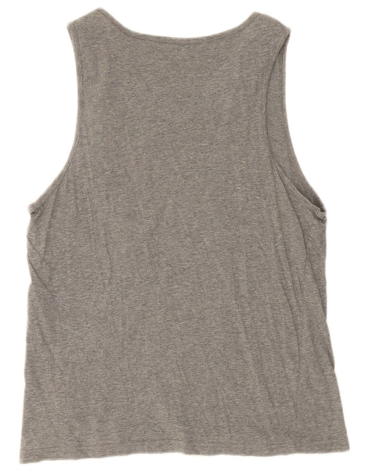 Puma Débardeur Graphic Homme Gris Moyen Moucheté