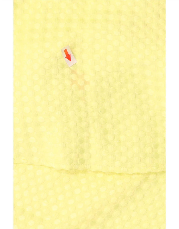 Paperlace Robe trapèze sans manches pour femme UK 42 Polyester jaune moyen