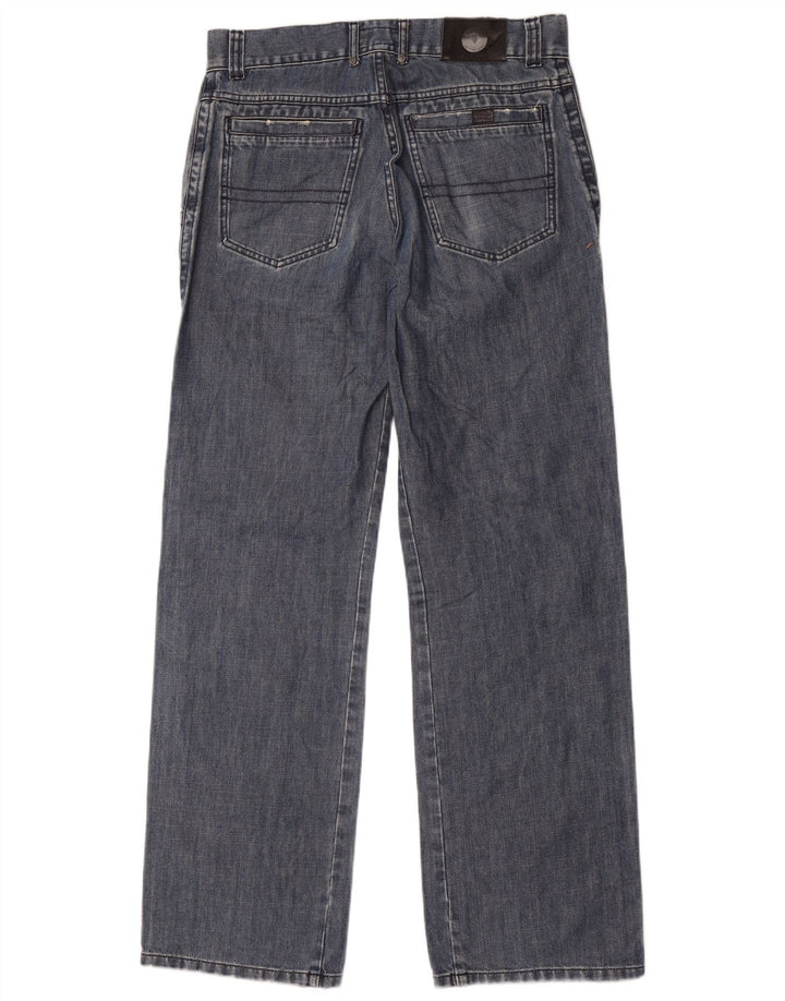Trussardi Jean Droit Homme IT 48 Medium W32 L34 Bleu Coton