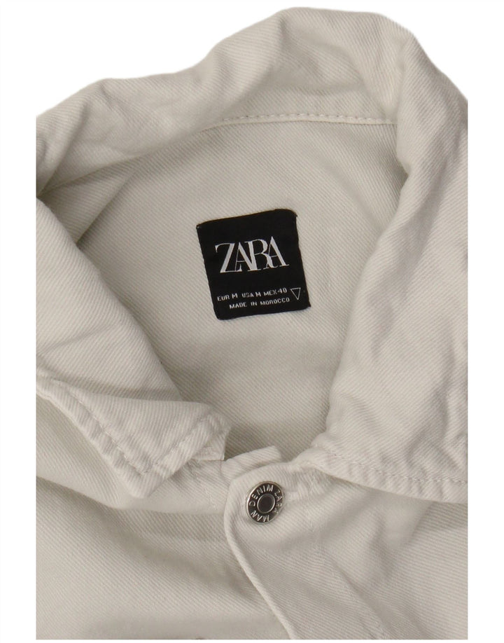 Chemise Moyenne Blanc Cassé Zara Homme