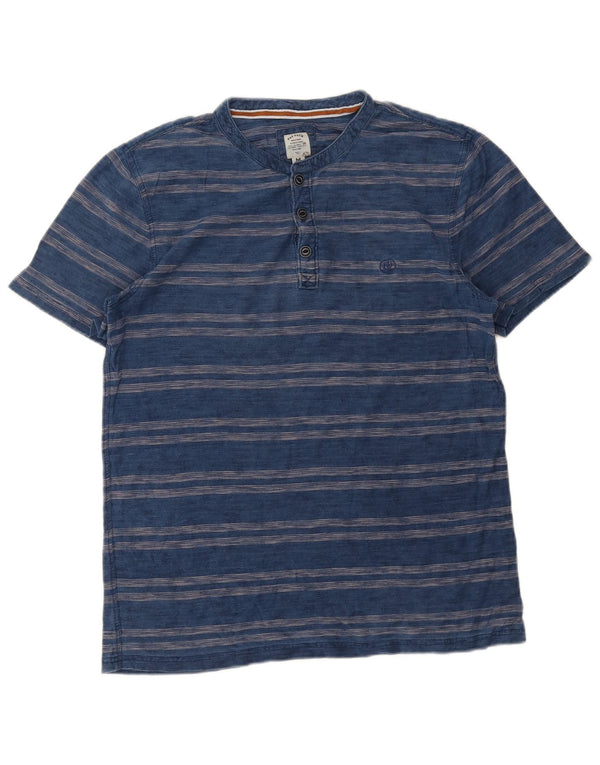 Fat Face T-Shirt Homme Bleu Marine Rayé