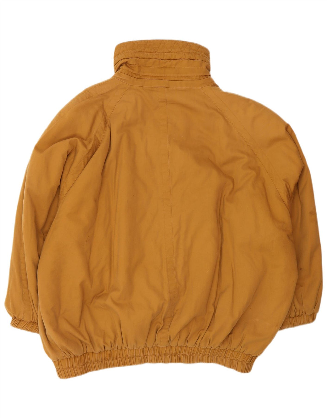 VINTAGE Veste coupe-vent surdimensionnée pour femme IT 42 Coton marron moyen