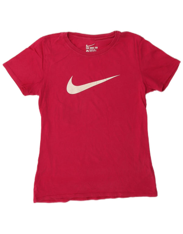 Nike T-shirt graphique coupe athlétique pour femme UK 10 Small Rose