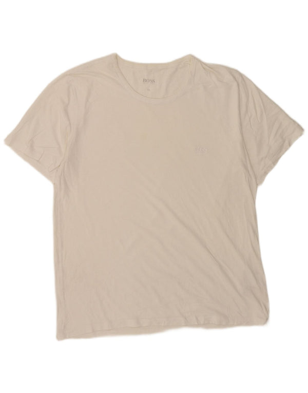 Hugo Boss T-Shirt Homme Top 2XL Coton Blanc