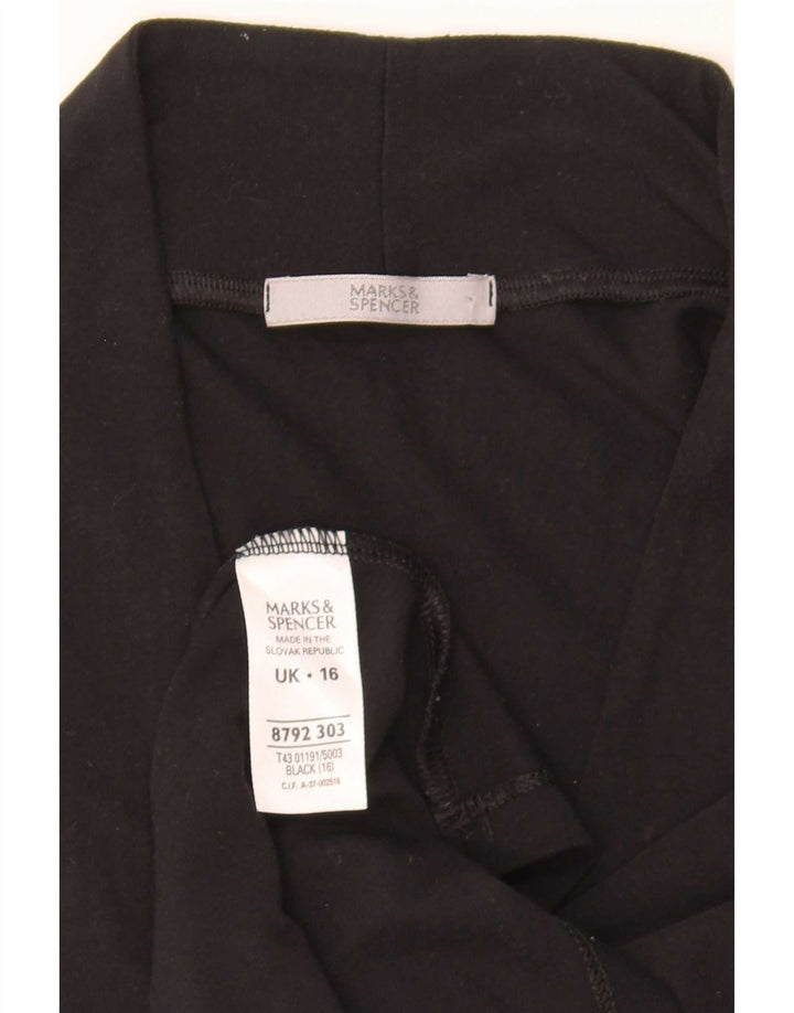 Marks & Spencer Débardeur pour femme UK 16 Large Noir Viscose