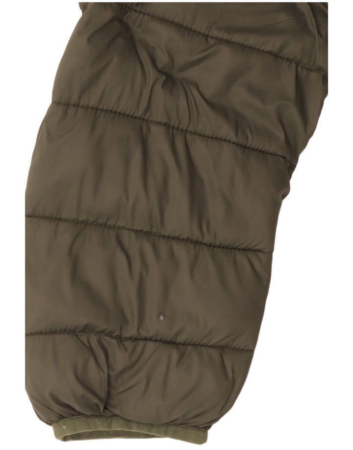 U.S. Polo Assn. Veste matelassée réversible à capuche pour homme UK 38 Kaki moyen