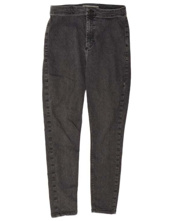 Topshop Jean court femme W32 L25 coton gris