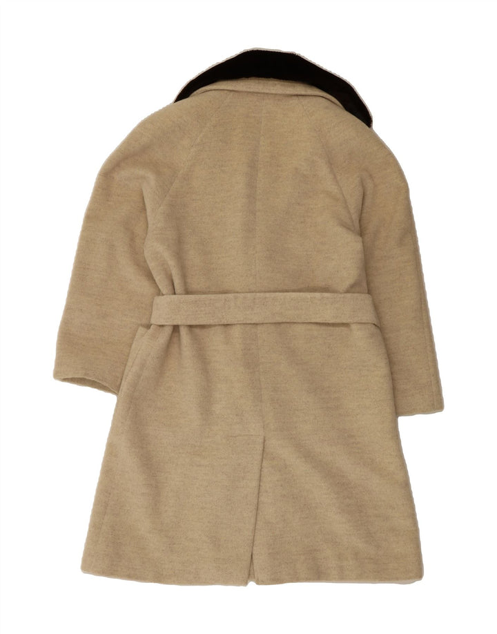 PENNY BLACK Womens Overcoat UK 8 Small Beige Wool Vintage Penny Black and Second-Hand Penny Black from Messina Hembry 