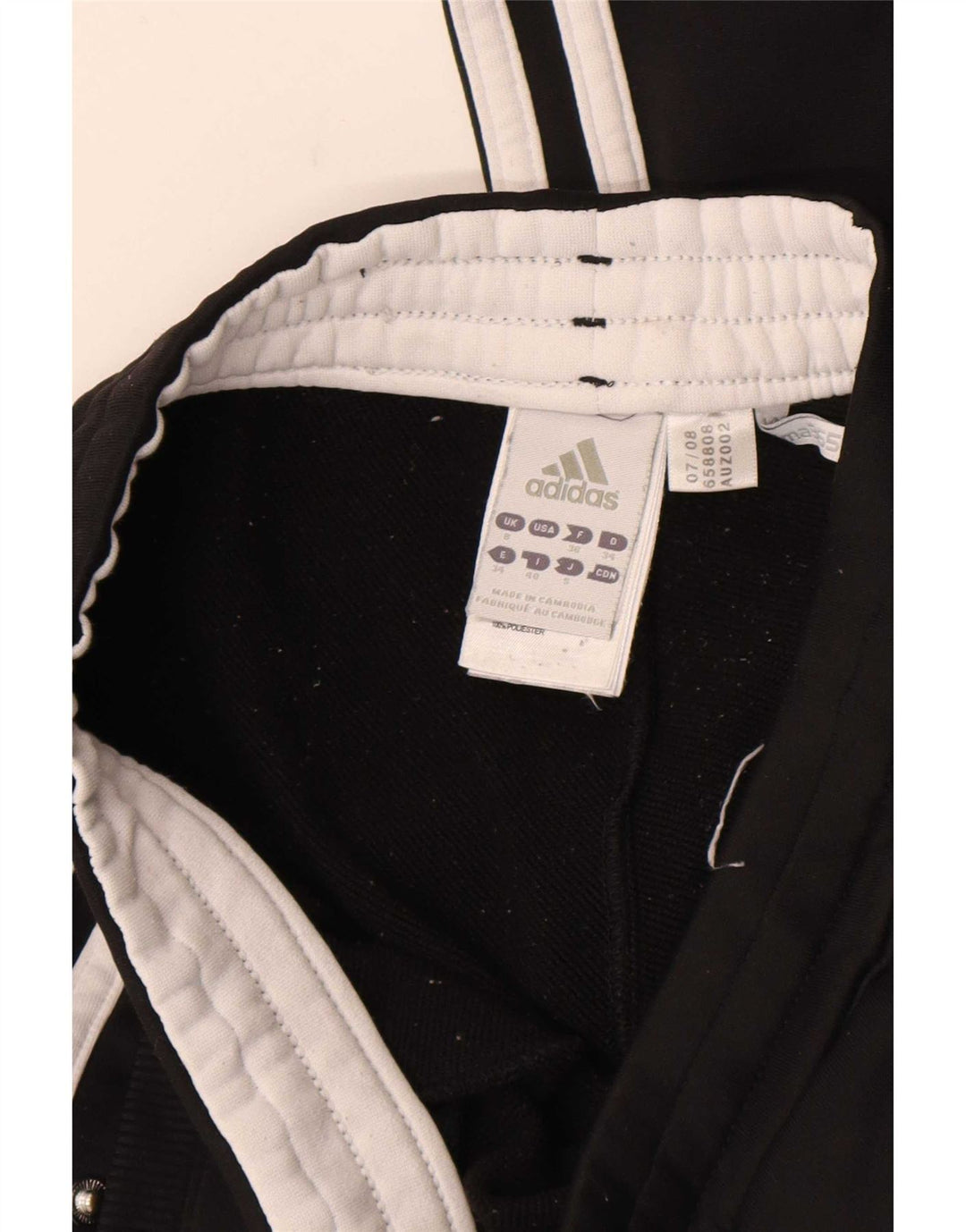 Adidas Pantalon de survêtement Clima 365 pour femme UK 8 Small Noir Polyester