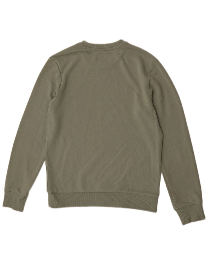 Jack & Jones Sweat-Shirt Graphique Homme Petit Kaki Polyester