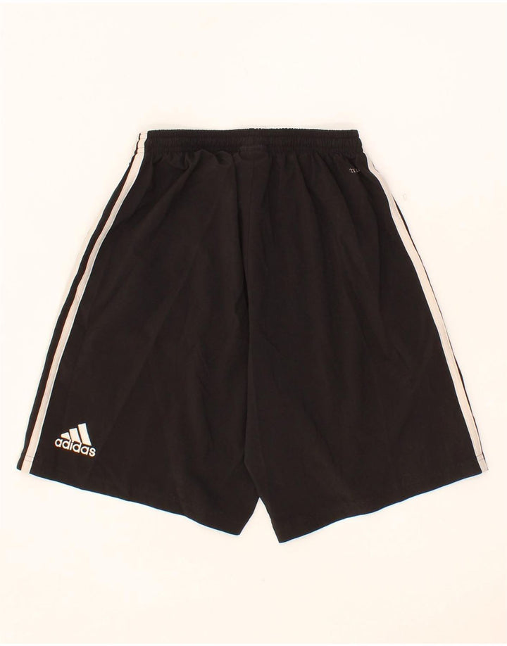 ADIDAS Mens Climalite Graphic Sport Shorts Small  Black Polyester Vintage Adidas and Second-Hand Adidas from Messina Hembry 