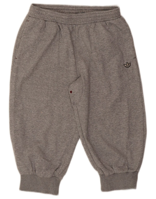 Adidas Pantalon de survêtement Capri pour homme en coton moucheté gris moyen