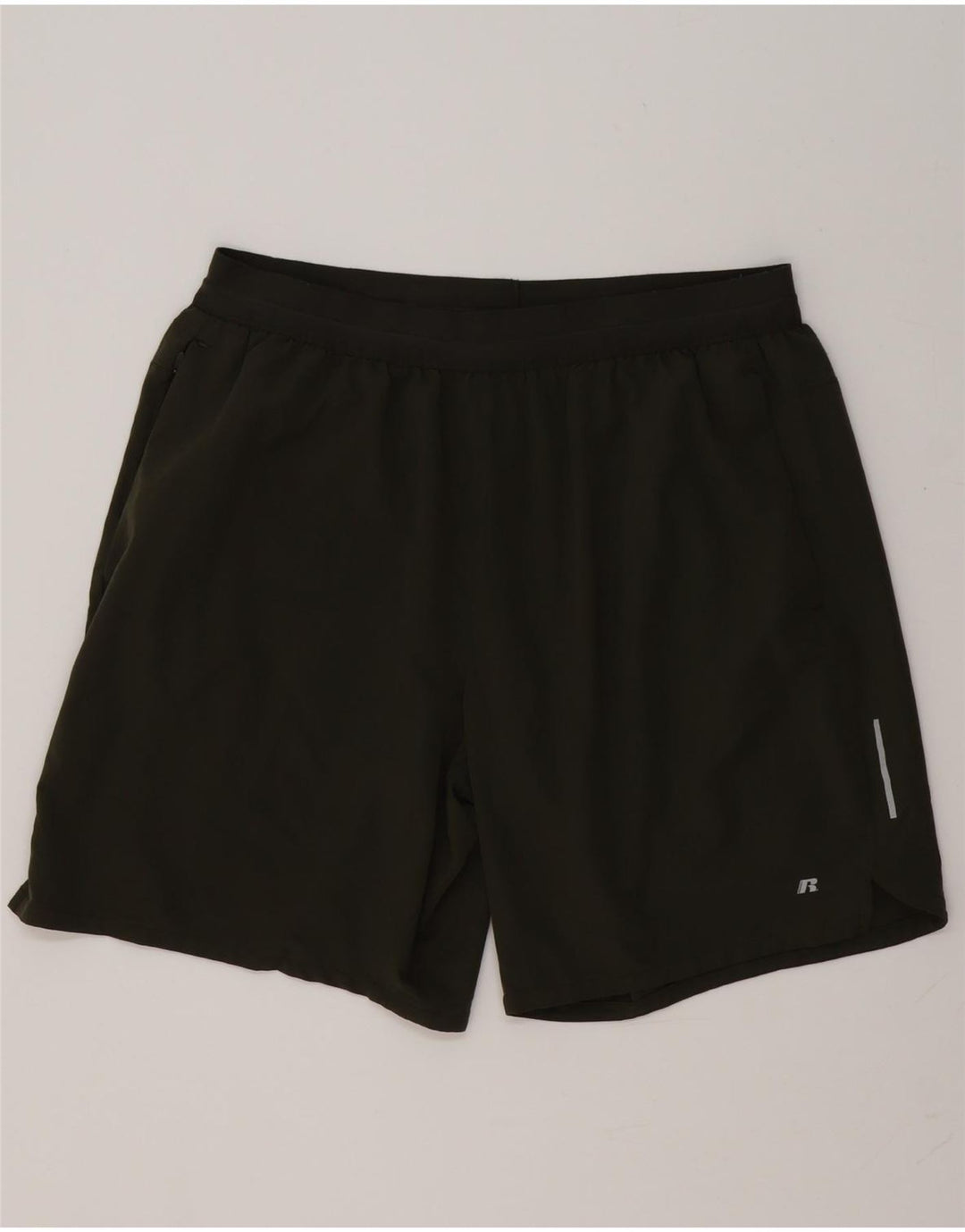 RUSSELL ATHLETIC Short de sport Dri-Power pour homme XL Kaki Polyester
