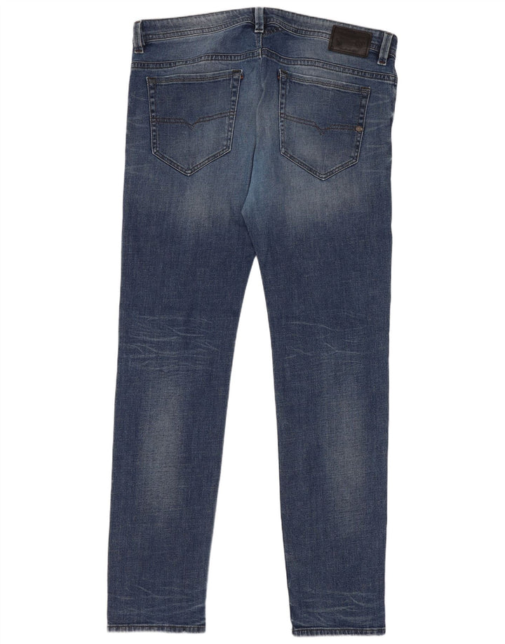 Diesel Jean Slim Thavar W38 L34 Homme Bleu Coton