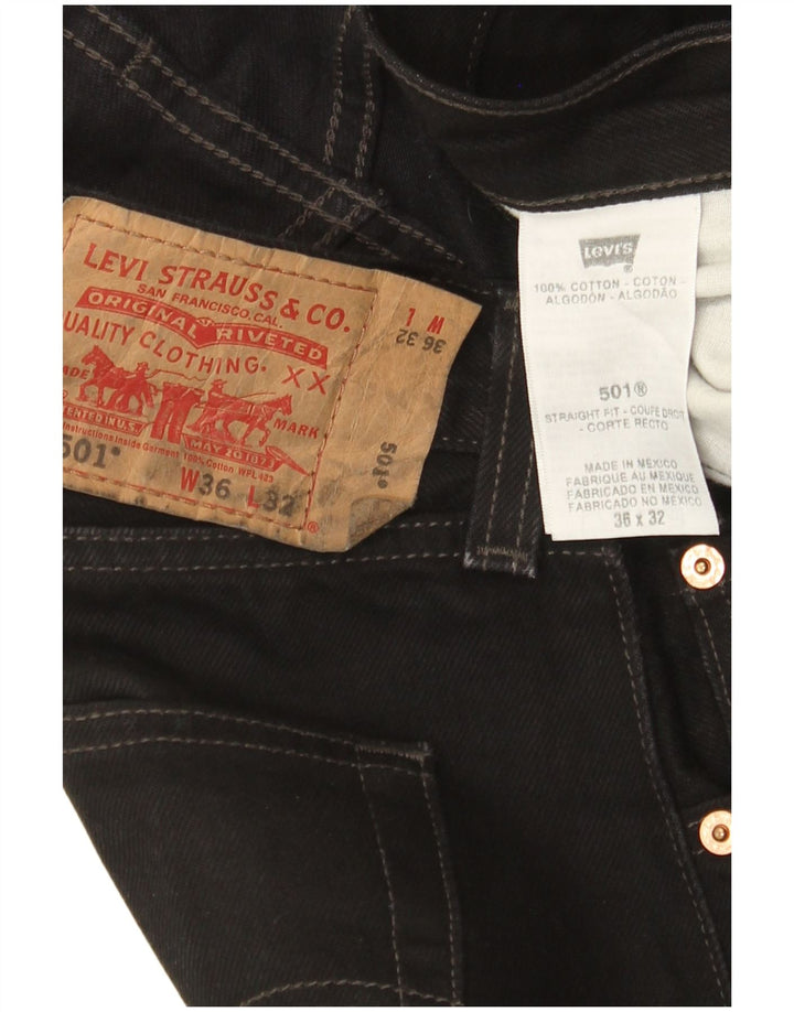 Levi's Jean Droit 501 Homme Noir W36 L32 Coton