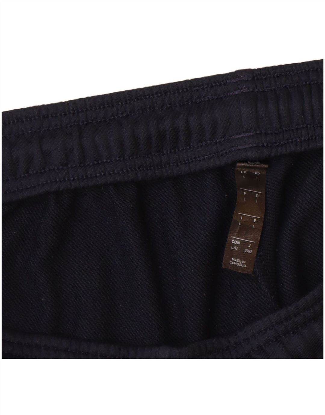 Adidas Pantalon de survêtement pour homme Large Bleu Marine Colorblock Polyester