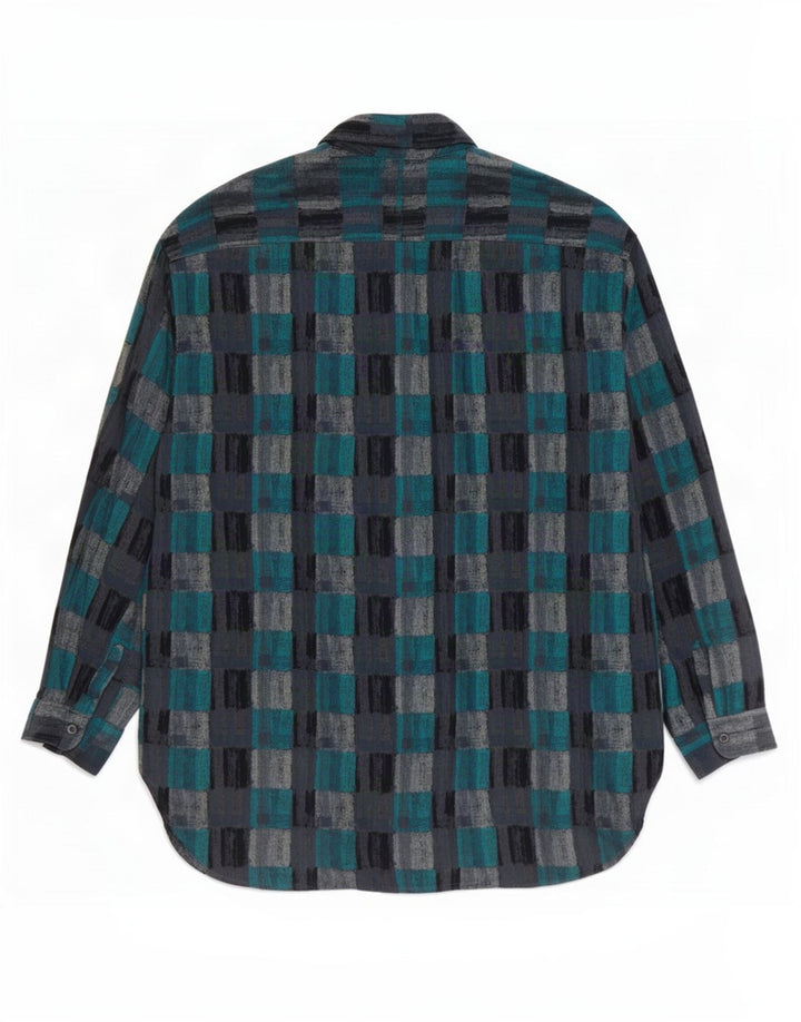 Lee Chemise Cooper Homme Bleu Moyen Carreaux Viscose
