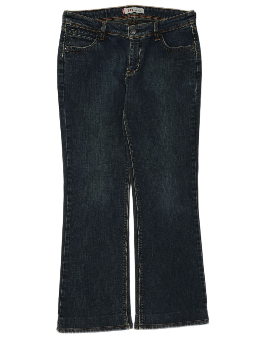 LEVI'S Jean Bootcut Femme 572 W32 L29 Bleu Coton