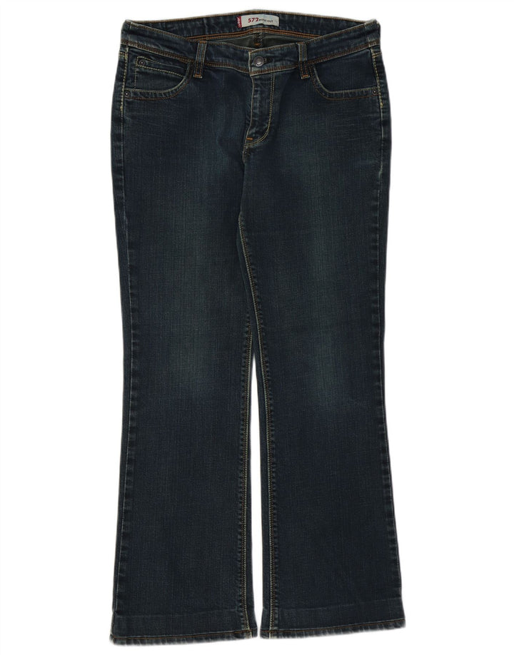 LEVI'S Jean Bootcut Femme 572 W32 L29 Bleu Coton