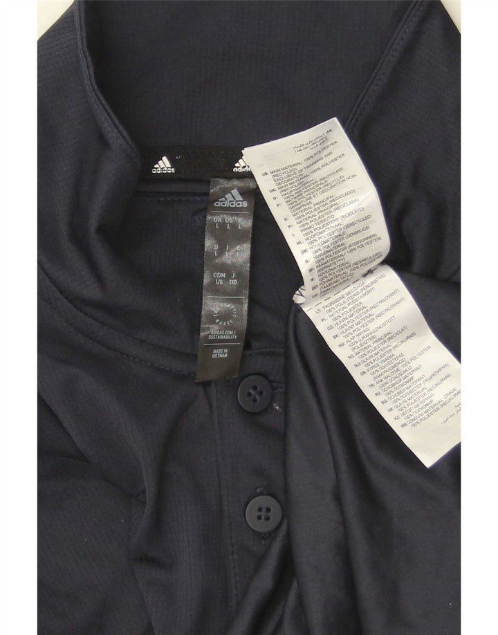 Adidas Homme Aeroready Polo Grand Bleu Marine Polyester